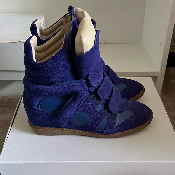 Isabel Marant Blue Bekett sneakers - Picture 2 of 6
